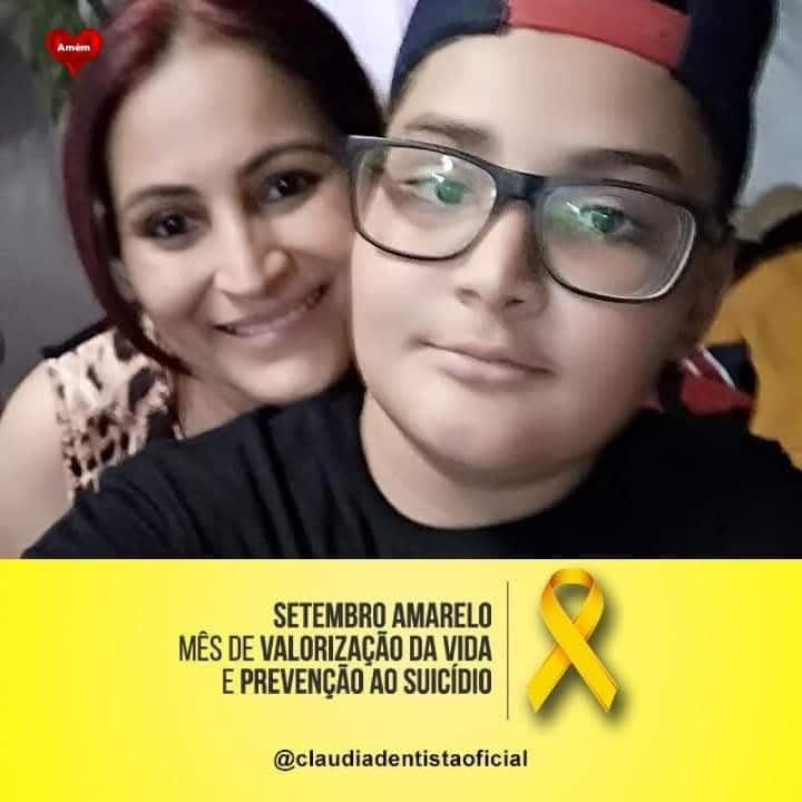 Mãe e Felipe